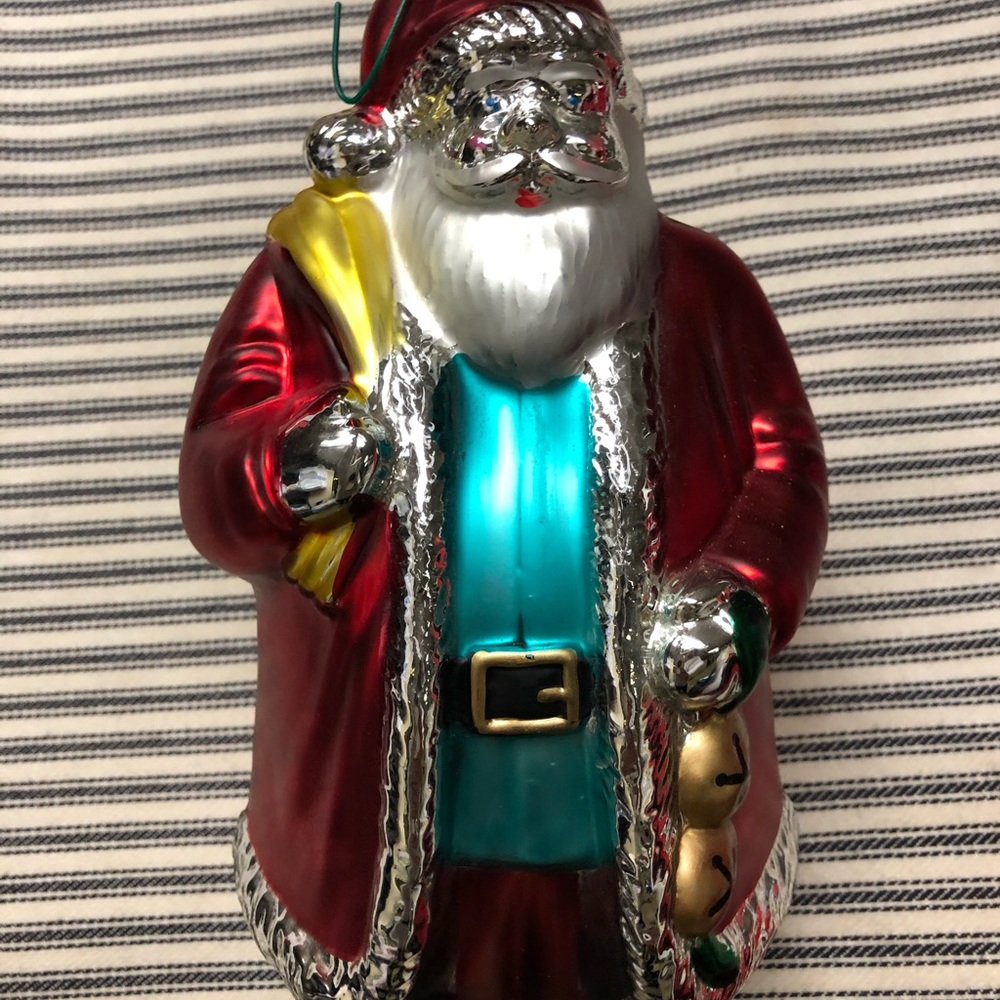 Department 56 12” santa ornaments
